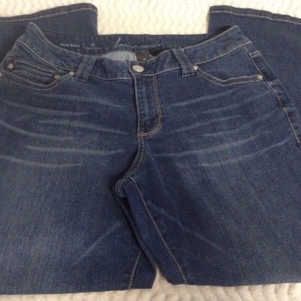 Classic Women's Dark Blue Bootcut Jeans